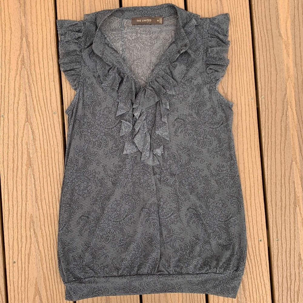The Limited Tank Top with Ruffle Detail